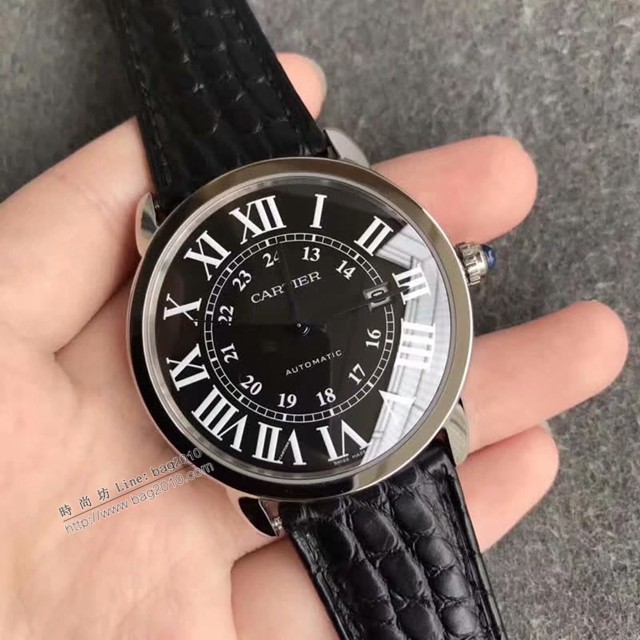 卡地亞專櫃爆款手錶 Cartier倫敦系列超薄經典款 SOLO系列腕表 W67010 卡地亞男士腕表  gjs1813